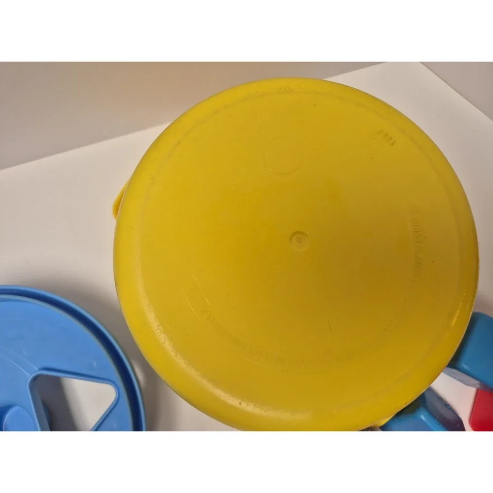 Vintage Playskool 1984 My Shape 'N Stir Pot Complete Set